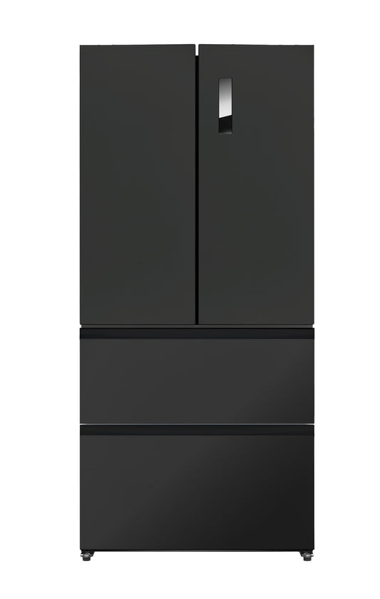 Preston Black 19 Cu Ft 33" Wide 4-Door French Door Refrigerator